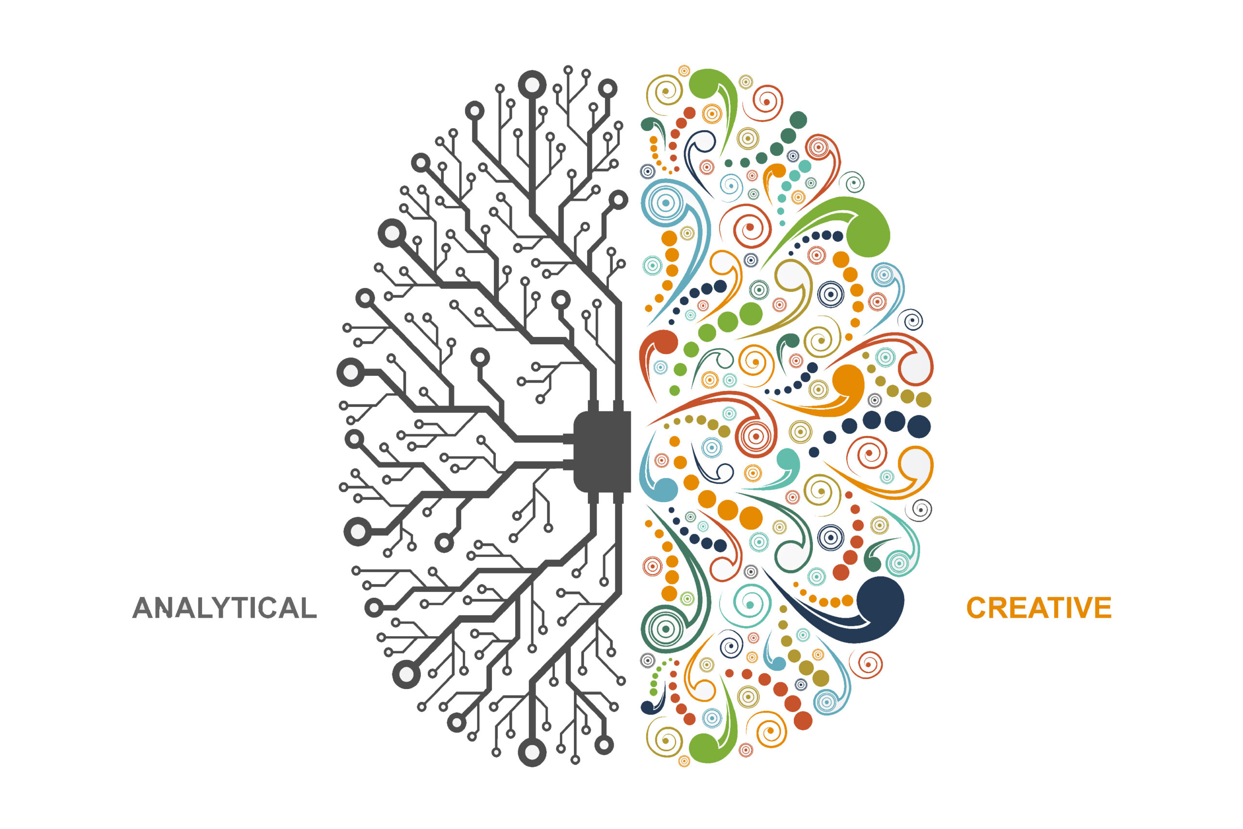 Творчество полушарие. Креативный мозг. Творческий мозг. Логика и креативность. Креативность мозг.